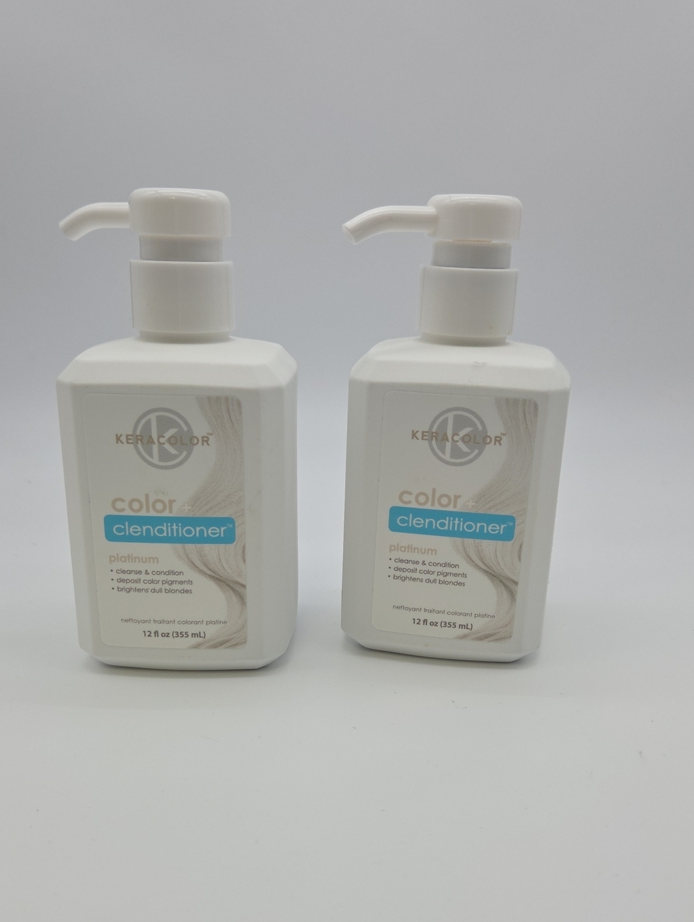Color Clenditioner Platinum Conditioning Hair Treatment - White 2 Units KERACOLO